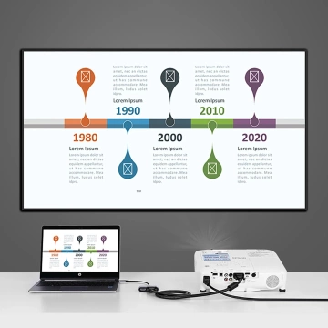 Ugreen CM162 Adapter USB-C HDMI VGA USB-A 3.0 PD 100W 4K Grau