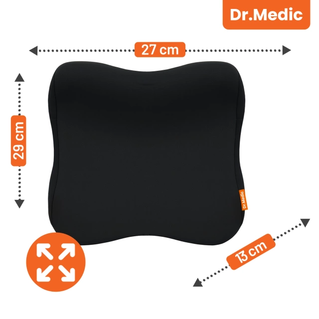Poduszka do Samochodu pod Głowę Kark Szyję DR.MEDIC NeckRest™ Ergonomiczna poduszka na fotel zagłówek krzesło do biura auta dla kierowcy pasażera