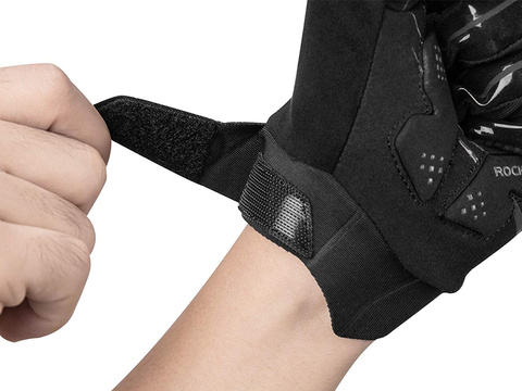 M Fahrradhandschuhe RockBros S208-M Fahrradhandschuhe Schwarz