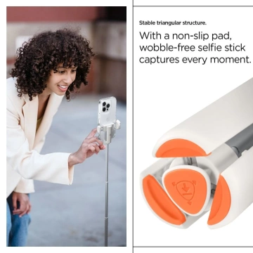 Spigen S541W Stativ Selfie Stick 146 cm mit Bluetooth Fernbedienung