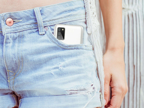 Hülle Hülle für Samsung Galaxy A02s Silikon Klarglas