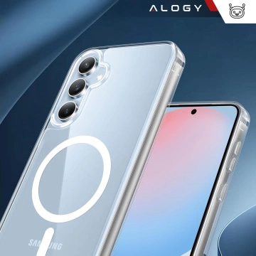 Hülle für Apple iPhone 16 Pro Max Alogy Anti-Shock Hybrid Case für MagSafe Transparent