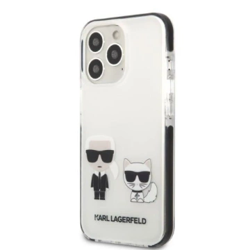 Etui ochronne na telefon Karl Lagerfeld KLHCP13LTPEKCW do Apple iPhone 13 Pro / 13 6,1" hardcase biały/white Karl&Choupette