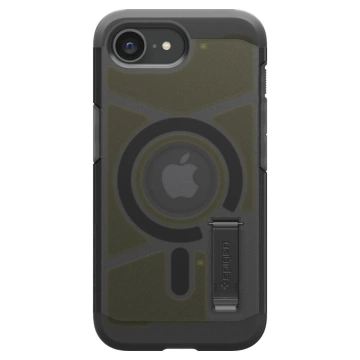 Etui für iPhone 16e Spigen Tough Armor Mag MagSafe Frost Black