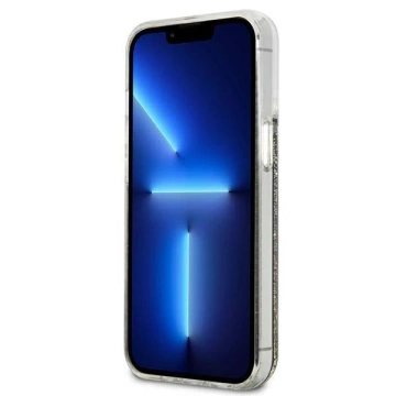 Karl Lagerfeld Handyschutzhülle KLHCP13LLGGKBK für Apple iPhone 13 Pro / 13 6.1" schwarz/schwarz Hardcase Liquid Glitter Gatsby