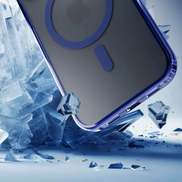 Etui für Apple iPhone 13 Pro Max 3mk Frosty MagCase Blau