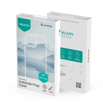 iPhone 16e Hülle Nillkin Iceblade MagSafe Stand Grün