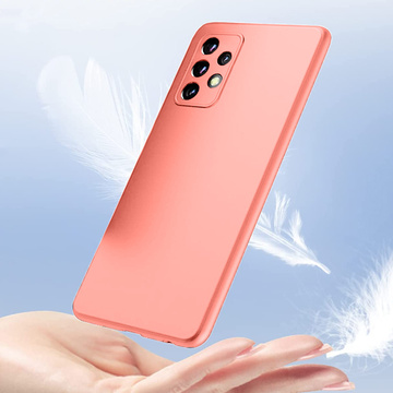 Schutzhülle Alogy Thin Soft Case für Samsung Galaxy A53 / A53 5G Rosa Glas