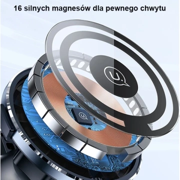 USAMS US-CD164 15W 2in1 Magnetischer Induktionshalter für Lüftungsgitter Banner CD164DZ02