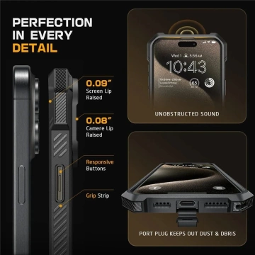 Etui Supcase UB Grip Mag Magsafe do iPhone 16 Pro Black