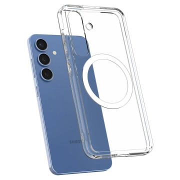 Etui für Samsung Galaxy S25 Plus Klar/Weiß Spigen Ultra Hybrid Mag MagSafe