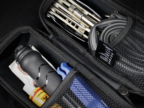 Etui torba sakwa na bidon uchwyt rowerowy Wildman Bag E3 0,8l Czarny