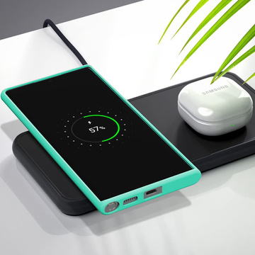 Schutzhülle für Alogy Thin Soft Case für Samsung Galaxy S22 Ultra Türkis