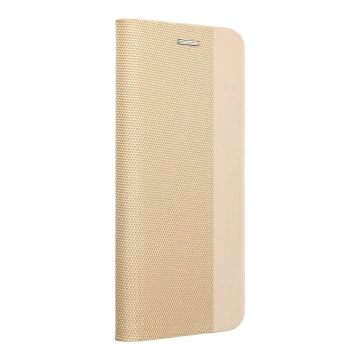 SENSITIVE Book Case für Samsung Galaxy S25 Gold Stand 360