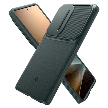 Etui für Samsung Galaxy S25 Ultra Abyss Green Spigen Optik Armor