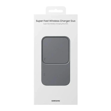Samsung EP-P5400TB induktives Ladegerät Netzwerk. dunkelgrau/dunkelgrau Duo