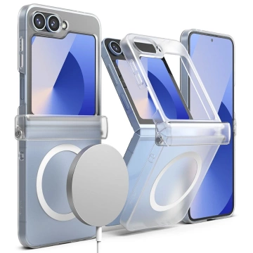 Ringke Slim Hinge Magnetic MagSafe Hülle für Galaxy Z Flip 6 Matt Clear