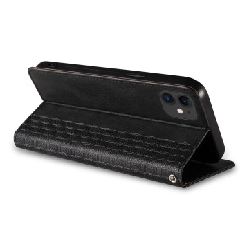 Magnetband-Hülle für iPhone 13, Tasche, Geldbörse, Mini-Lanyard, Anhänger, Schwarz