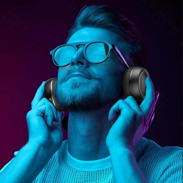 ROCK SPACE S9 HiFi-Funkkopfhörer Rot