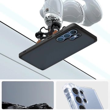 Samsung Galaxy S25 Ultra Spigen Ultra Hybrid Case Cover Frostschwarz