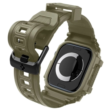 ETUI Z PASKIEM DO APPLE WATCH 10 (46MM) VINTAGE KHAKI SPIGEN RUGGED ARMOR PRO