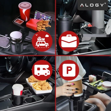 Handyhülle Wasserdichtes Gehäuse Alogy universal IPX8 bis 6,5 Schwarz