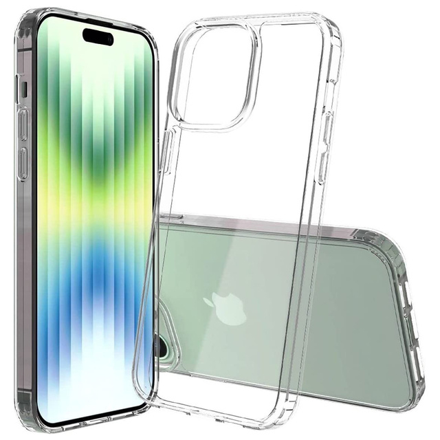 Etui ochronne obudowa Alogy Hybrid Case do Apple iPhone 14 Pro Przezroczyste + Szkło