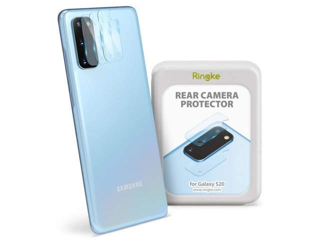 3x Ringke ID Glas für Kameralinse für Samsung Galaxy S20