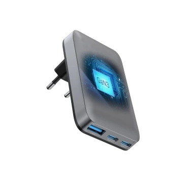 Forcell GaN III 65W 2xUSB-C USB-A PD QC SFC Wandladegerät