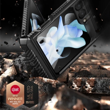 Etui Supcase Unicorn Beetle Pro für Samsung Galaxy Z Flip 5 schwarz