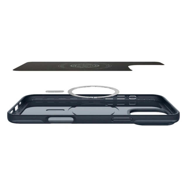 Etui Spigen Thin Fit MagSafe do iPhone 16 Pro Dark Grey – Ultra cienkie 1,55 mm