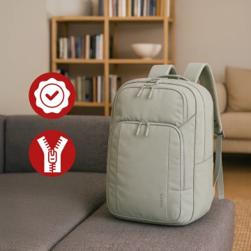 Bange 23L wasserdichter Rucksack für 16,4"-Laptops – Geräumig und komfortabel, robust und atmungsaktiv, ideal für Stadt und Reisen, Arbeit und Flugreisen, Unisex – Grau