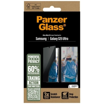 Szkło hartowane do Samsung Galaxy S25 Ultra PanzerGlass Ultra-Wide Fit Privacy