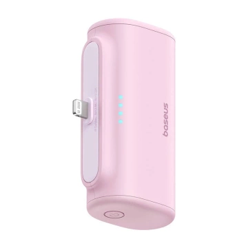 Baseus Compact IP Powerbank 5000 mAh 20 W Lightning USB-C Rosa