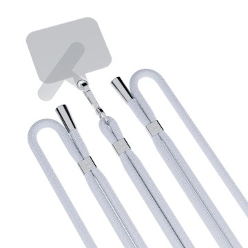 Universelles Smartphone-Lanyard 3mk EasyClip Grey (Silber)