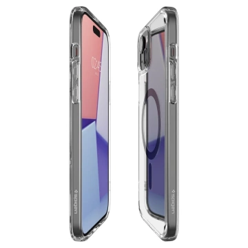 Etui Spigen Ultra Hybrid Mag für MagSafe für iPhone 15 schwarz