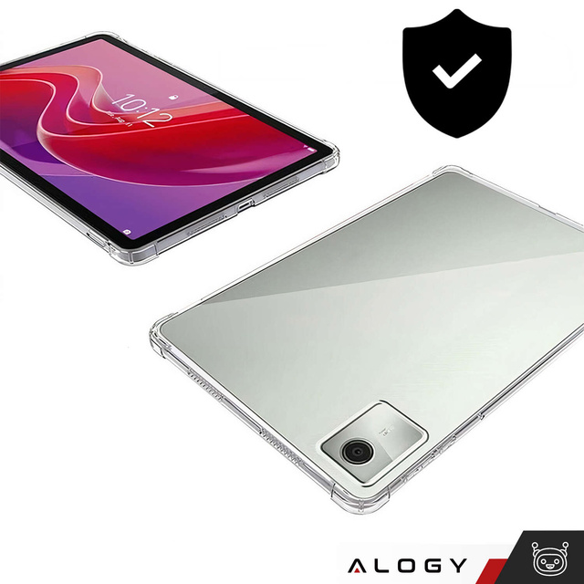 Etui Alogy Shockproof do Lenovo Tab K11 K11E 11” M11 10.95" TB330FU / TB330XU / TB331FC obudowa pokrowiec Przezroczysty