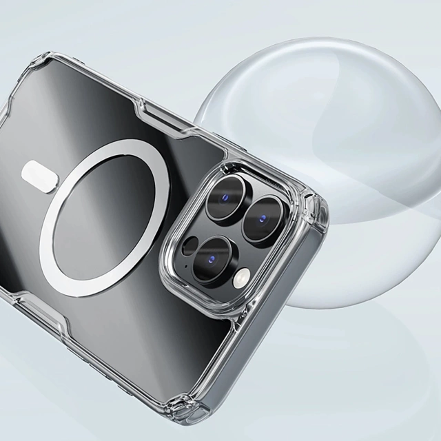 Etui do iPhone 16 Pro Nillkin Nature Pro MagSafe Przezroczyste