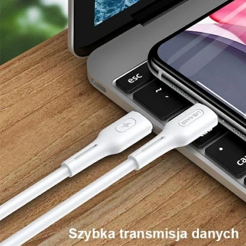USAMS Kabel U43 USB-C zu Lightning 30W PD 1,2m weiß