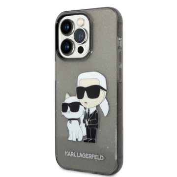 Etui Karl Lagerfeld KLHCP14LHNKCTGK für iPhone 14 Pro 6,1" Hardcase Gliter Karl