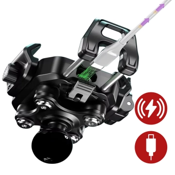 KEWIG M11B Motorradhalterung für Telefon mit QC 3.0 15W Qi-Ladegerät Schwarz