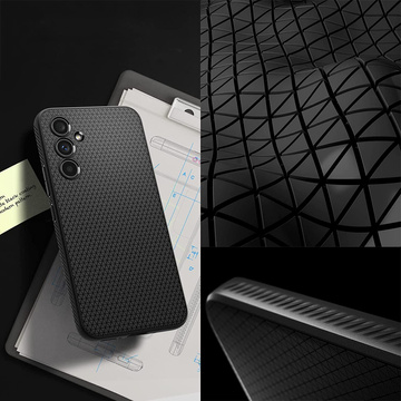 Spigen Liquid Air Phone Case Gepanzerte Hülle für Samsung Galaxy A54 5G Mattschwarzes Glas