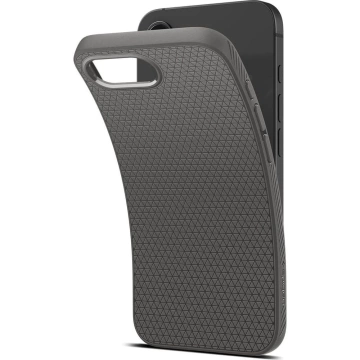 Spigen Liquid Air Hülle für iPhone 16E Marble Gray TPU mit Air Cushion
