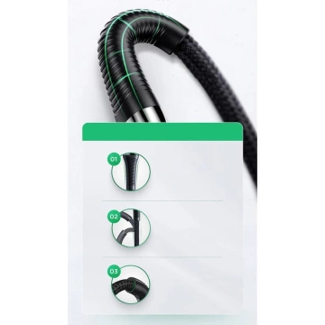 Joyroom Kabel przewód USB Typ C - Lightning Power Delivery 20W 2,4A 1,2m schwarz (S-1224K2 Red)