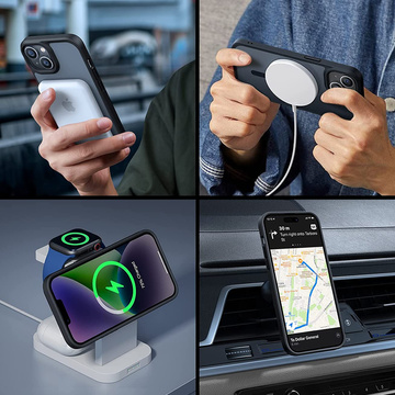 Etui Magmat MagSafe do Apple iPhone 14 Matte Black