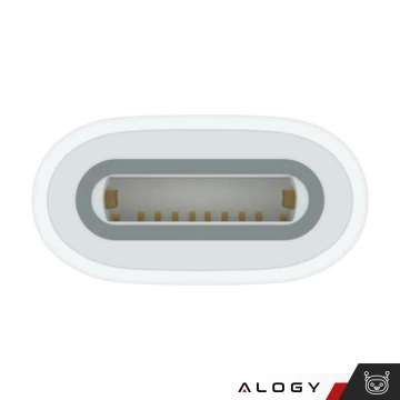 Alogy Magnetischer Stylus-Stift, Notiz- und Skizzenstift für Apple iPad Pro/Air/Mini, Weiß