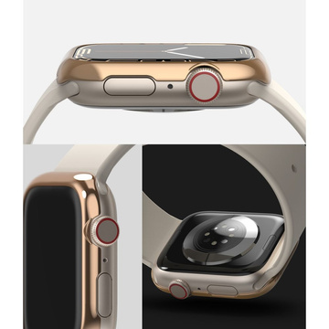 Ringke Lünetten-Styling für Apple Watch 7 (41 mm) glänzendes Roségold