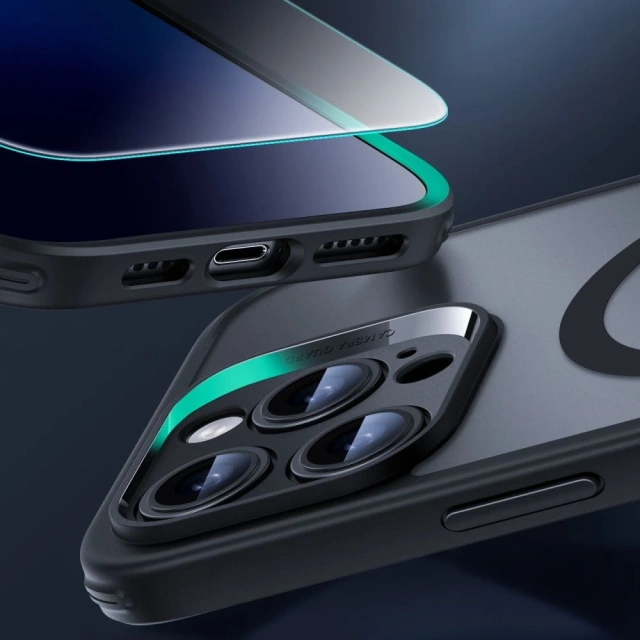 Etui ESR Classic Pro Set MagSafe iPhone 16 Pro Max Czarny Frosted