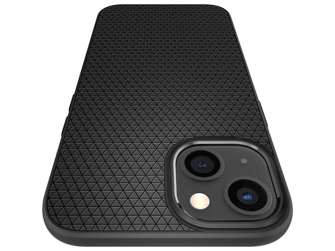 Spigen Liquid Air Hülle für Apple iPhone 13 Mini Mattschwarz