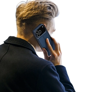 Etui Kabura do iPhone 17 Pro Dux Ducis Skin Pro Niebieski
